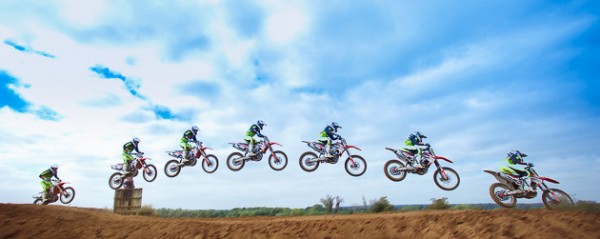 multiple exposure motocross