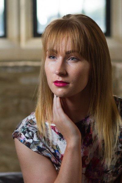 Jemma Jenkinson photographed during and by attendees at a Speedlite flash workshop for EOS Magazine