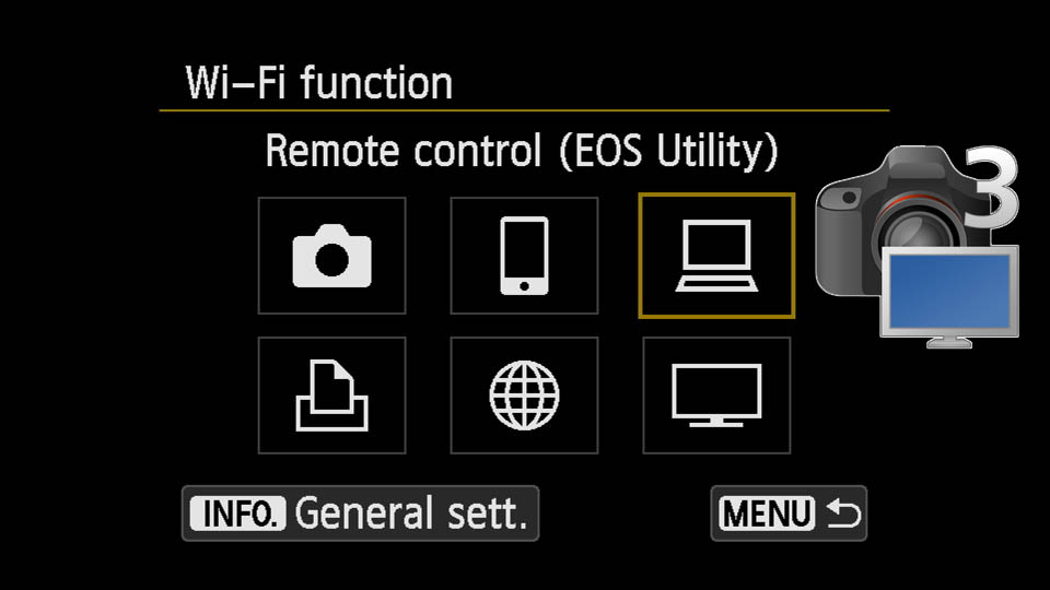 barsten beet lengte WiFi pairing your WiFi EOS camera with EOS Utility 3.0