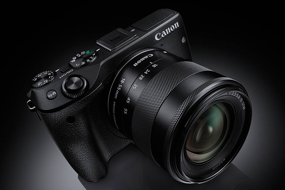 Canon　EOS M3 18-55㍉ Canon EOS M3 EF-M Camera with 18-55mm IS STM Kit - Black