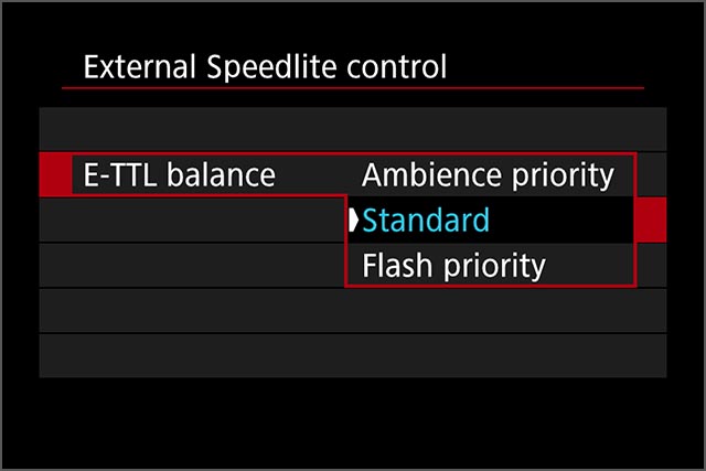 E-TTL balance - standard