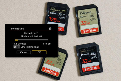 Why you need to format memory cards with your camera